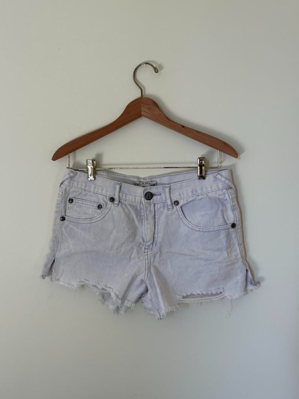 Free People Women's White Shorts